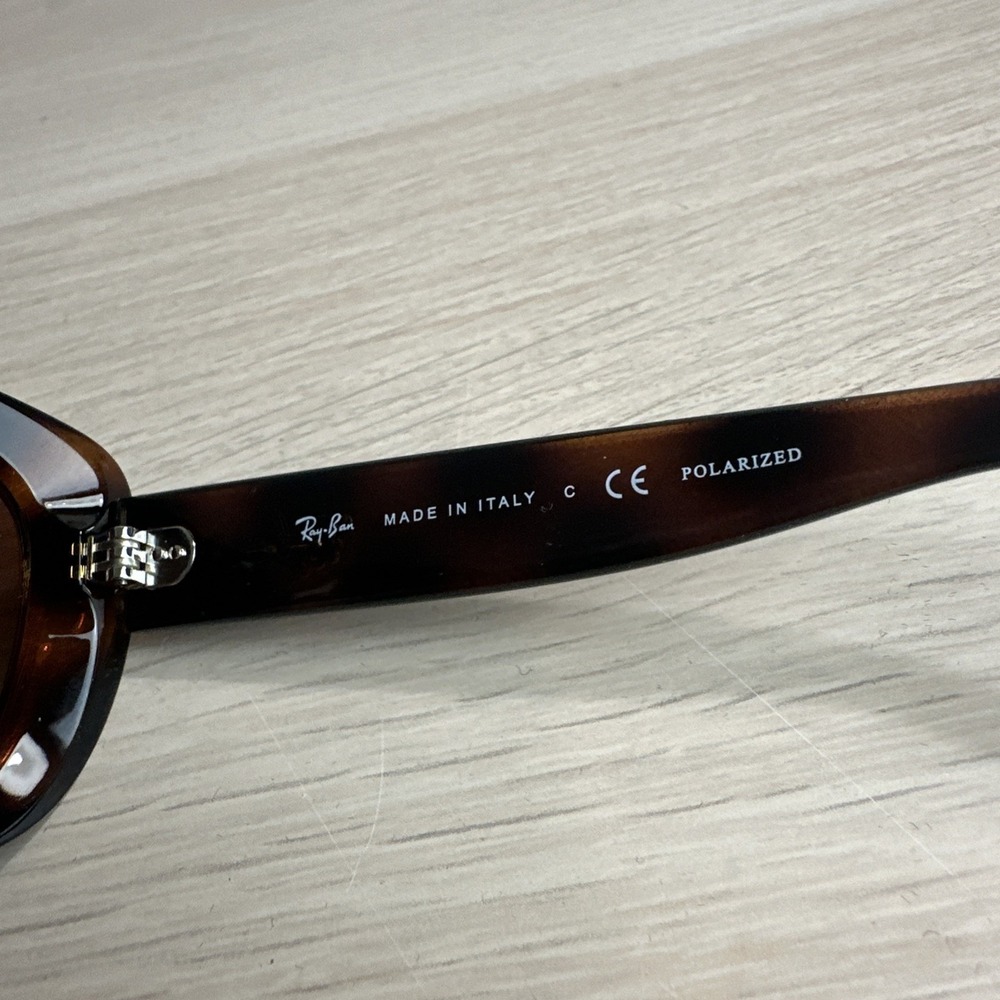 RB 4101 Jackie Ohh Polarized Sunglasses Tortoise Frames / Brown Lenses - Picture 4 of 6